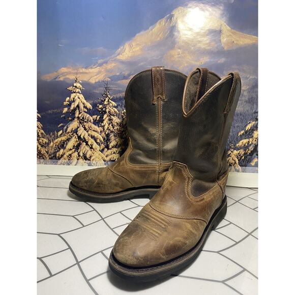 Cabela\'s Pinedale Brown Rounded Toe Western Work Boots Mens Size 10.5 EE main image 8
